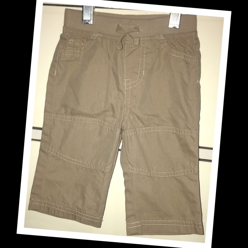 3/$20 •Cherokee 3-6m baby boy khaki pants🧸NWOT🧸
